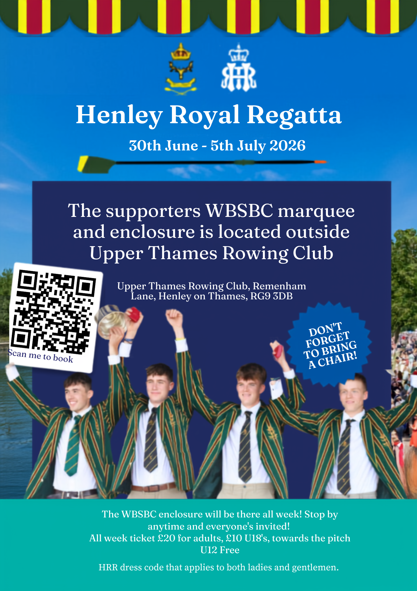 HRR 2026 WBSBC Supporters Enclosure Ticket